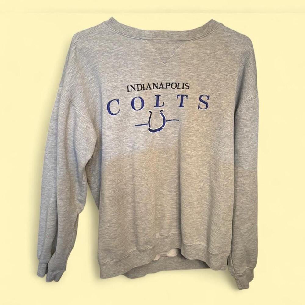 Puma grey indianapolis colts crewneck